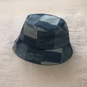 Patchwork Denim Bucket Hat